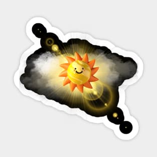 Here Comes the Sun Sticker